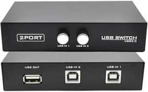 USB PRINTER SWITCH { 2 PORT }