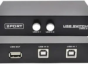 USB PRINTER SWITCH { 2 PORT }