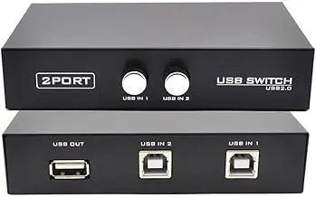 USB PRINTER SWITCH { 2 PORT }