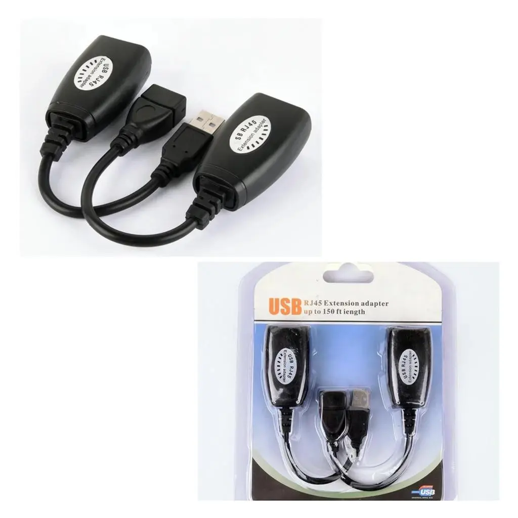 USB LAN EXTENDER 150 FEET  ( BLACK )