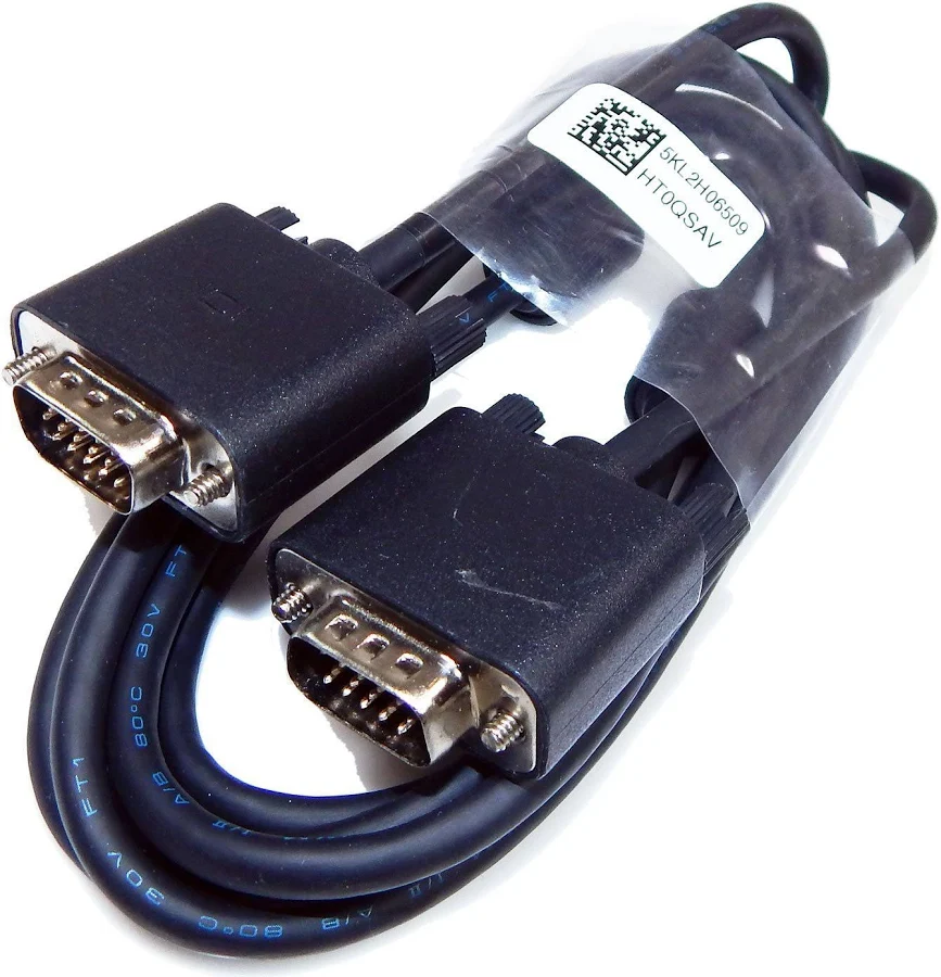 VGA CABLE 1.5 MTR [ DELL BLACK 3+6 ]