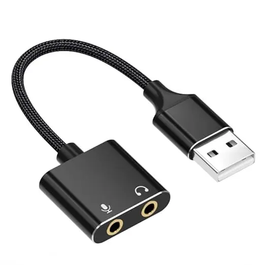 USB TO SOUND ( METAL DOUBLE AUX )