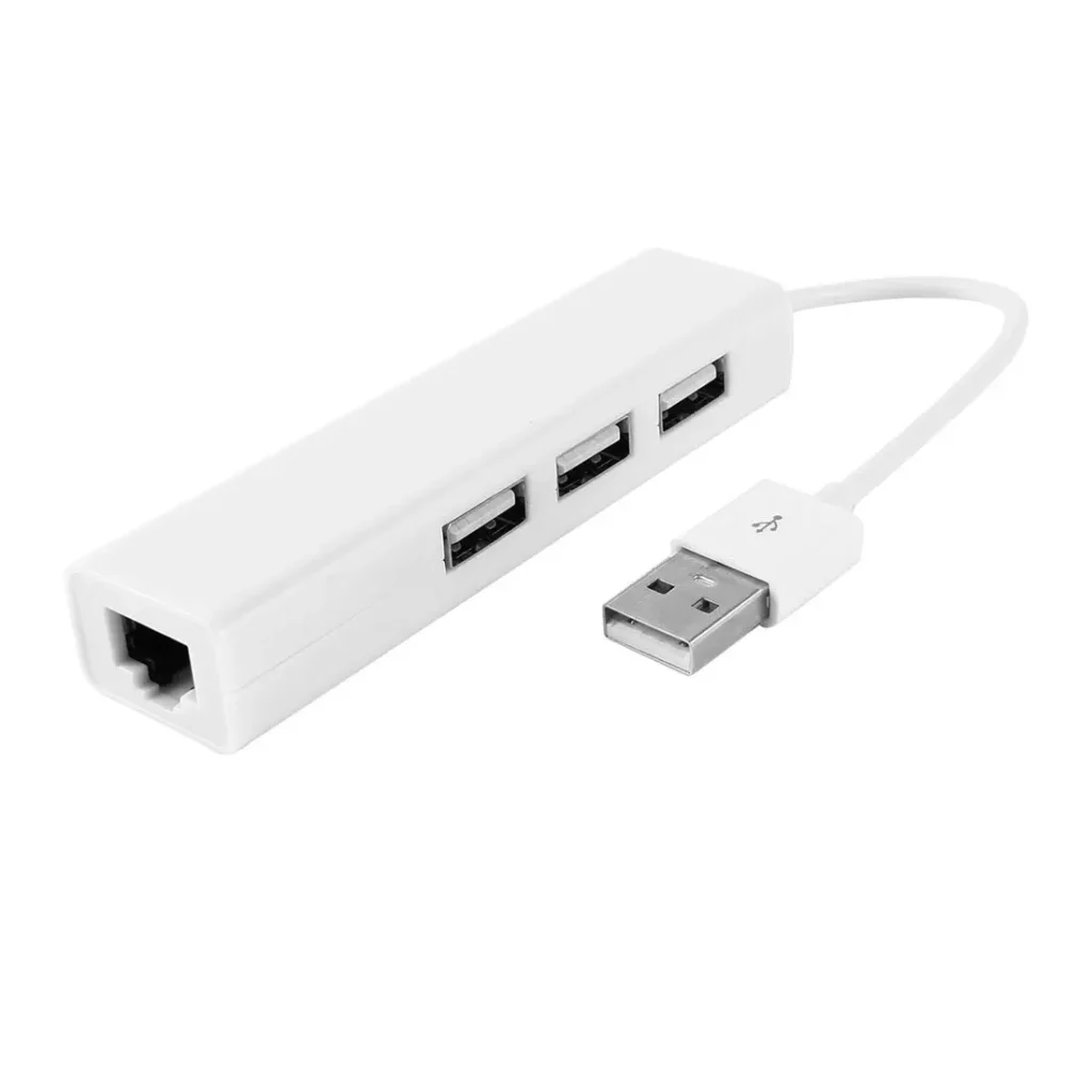 USB TO LAN + 3 PORT USB HUB ( 2.0 )