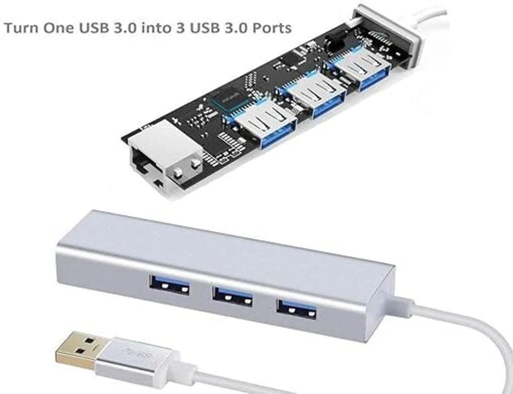 USB TO LAN + 3PORT USB HUB ( 3.0 )