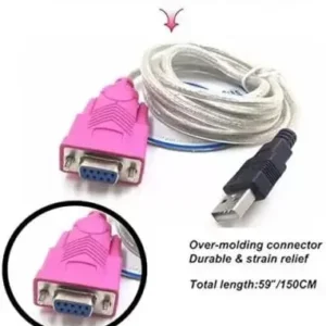 USB TO SERIAL FEMALE ( PINK )