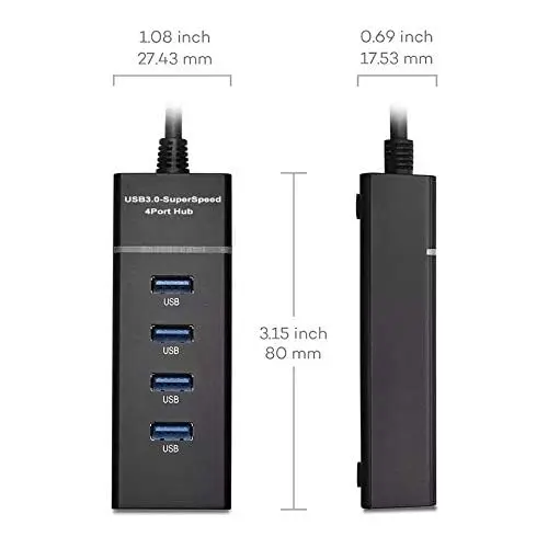 USB HUB 3.0 { 1.2 MTR WIRE }