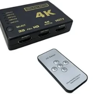 HDMI SWITCH  { REMOTE 5 PORT }