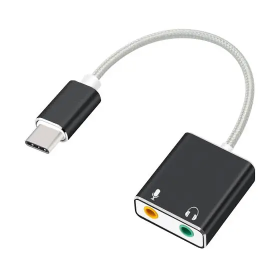 TYPE C TO SOUND WITH WIRE ( METAL )