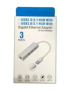 TYPE C TO LAN + USB HUB ( 2.0 )