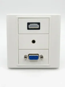 FACE PLATE WITH ( HDMI +VGA+AUX )