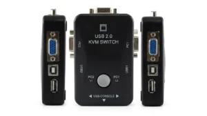 KVM VGA SWITCH { 2 PORT }