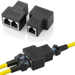 LAN SPLITTER { "BLACK" DOUBLE }