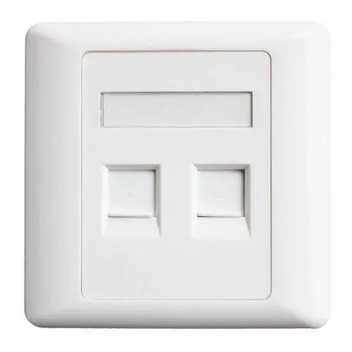 FACE PLATE IN { DOUBLE PORT }
