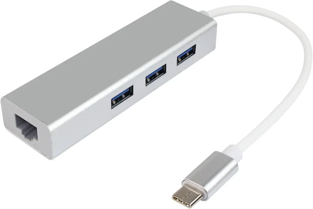 TYPE C TO LAN + USB HUB { 3.0 GIGA }