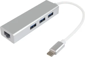 TYPE C TO LAN + USB HUB { 3.0 GIGA }