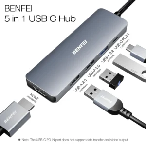TYPE C TO 5 IN 1