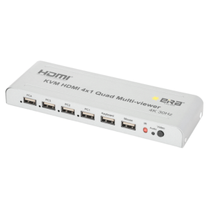 QUAD MULTI-VIEWER  WITH KVM 4×1 (4K30Hz)