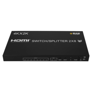 SWITCH/SPLITTER 2×8 (4K30Hz)