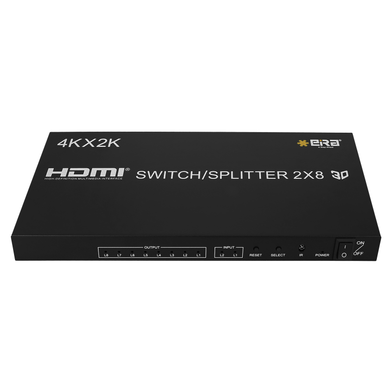 SWITCH/SPLITTER 2x8 (4K30Hz)
