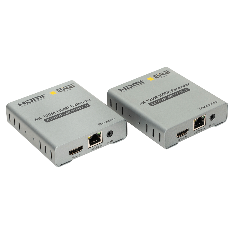 HDMI EXTENDER OVER CAT5E/6(120M) WITH CASCADE FUNCTION 4K30Hz